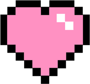 Pixel Clipart Pink - Pixel Heart Transparent, HD Png Download PNG image with transparent background