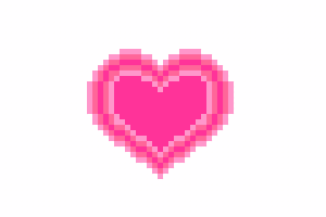 Pink Pixel Heart Png, Transparent Png PNG image with transparent background