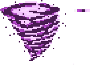 Pixel Art Tornado Sprite, HD Png Download PNG image with transparent background