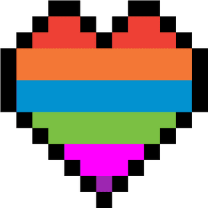 Pixel Heart - 8 Bit Heart Png, Transparent Png PNG image with transparent background