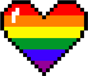 Transparent Heart Art Png - Pixel Art Of A Heart, Png Download PNG image with transparent background