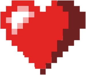 Ftestickers Pixelated Heart Freetoedit Coeur Pixelis - 8 Bit Heart Png, Transparent Png PNG image with transparent background