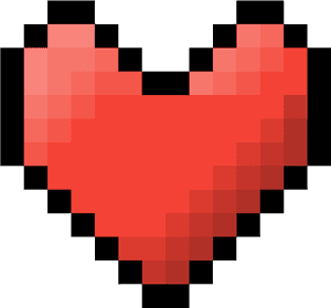 Random Canvas Challenge - Heart Icon Pixel Png, Transparent Png PNG image with transparent background