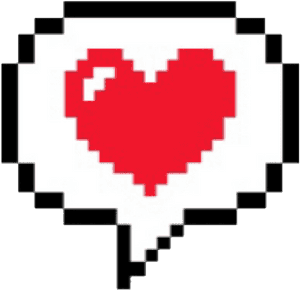 Pixel Art Heart Png, Transparent Png PNG image with transparent background