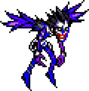 Pixelated Ryuk Death Note PNG Image