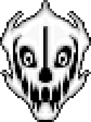 Pixelated Skull Artwork PNG Image