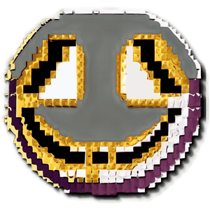 Pixelated Smiley Face PNG 06112024 PNG image with transparent background