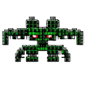 Pixelated Space Invader Png Kly PNG Image