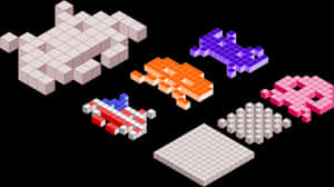Pixelated_ Space_ Invaders PNG image with transparent background