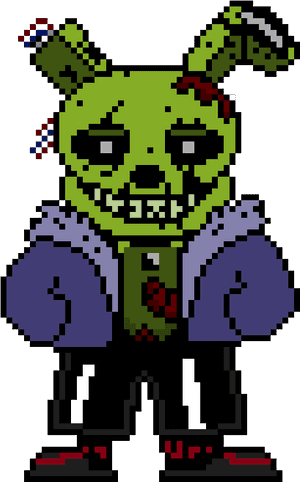 Sans Is Springtrap Sprite, HD Png Download PNG image with transparent background