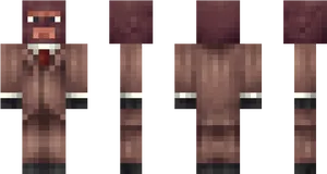 Pixelated T F2 Spy Character PNG Image