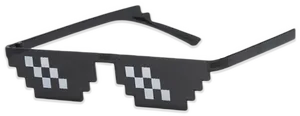 Pixelated Thug Life Sunglasses PNG Image