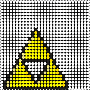 Zelda Triforce Perler Bead Pattern / Bead Sprite - Excision Perler Pattern, HD Png Download PNG
