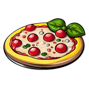 Pizza Cartoon Character Set Png Mub82 PNG Image