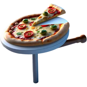 Pizza Cartoon With Magic Wand Png 97 PNG Image