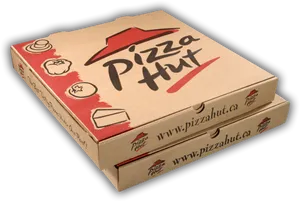 Pizza Hut Box Stacked PNG Image