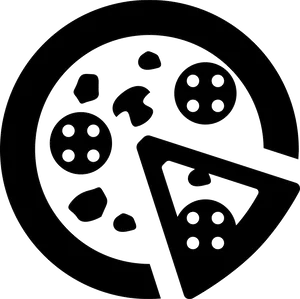 Pizza Slice Icon Graphic PNG Image