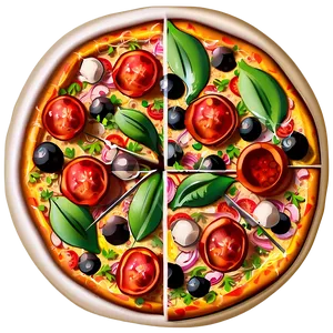 Pizza Vector B PNG Image