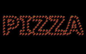 Pizza Word Art Slice Pattern PNG image with transparent background