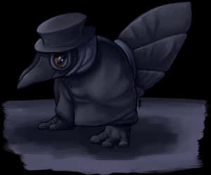 Transparent Plague Doctor Clipart - Crow Plague Doctor Bird, HD Png Download PNG image with transparent background