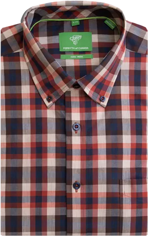 Plaid Dress Shirt Forsythof Canada PNG Image