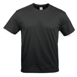 Plain Black T Shirt PNG gll PNG