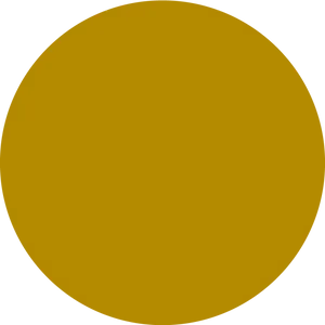 Plain Gold Circle Graphic PNG Image