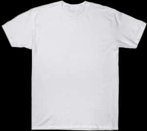Plain White T Shirt Black Background PNG image with transparent background