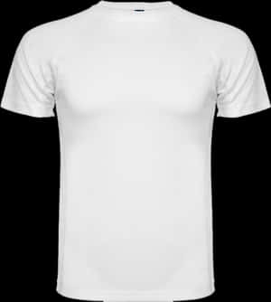 Plain White T Shirt Mockup PNG image with transparent background