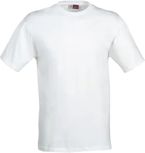 Plain White T Shirt Product Image PNG Image