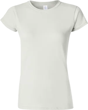 Plain White T Shirt Product Image PNG Image