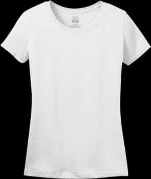 White - Fruit Of The Loom Women's White T Shirt, HD Png Download PNG image with transparent background