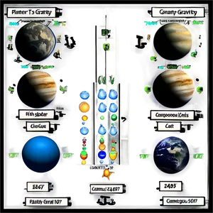 Planetary Gravity Comparison Chart Png Tsf PNG Image