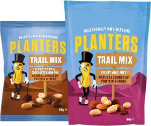 Planters Trail Mix Packages PNG Image