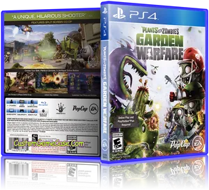 Plants Vs Zombies Garden Warfare P S4 Case PNG Image