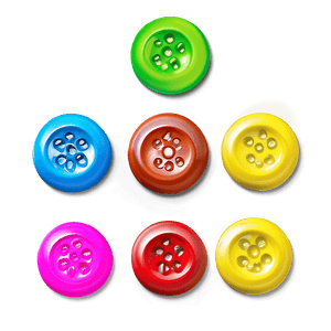 Plastic Buttons Variety PNG 27 PNG with transparent background