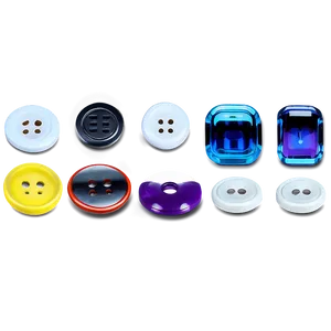 Plastic Buttons Variety Png 93 PNG Image