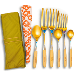 Plastic-Free Utensils Set PNG 99 PNG