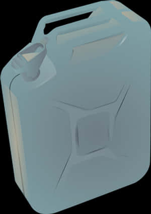 Plastic Jerry Can3 D Render PNG image with transparent background