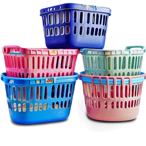 Plastic Laundry Basket With Handles Png Ynb PNG Image