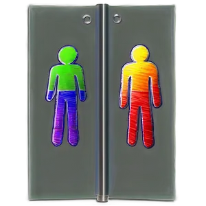 Plastic Restroom Sign Png Epo PNG Image