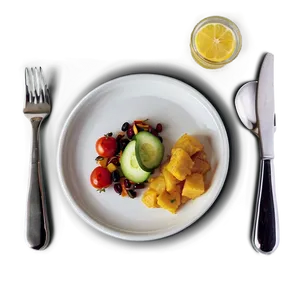 Plate Of Food B PNG Image