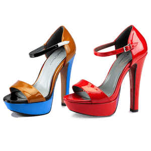Platform High Heels PNG tpb PNG with transparent background