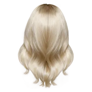 Platinum Blond Hair Png Cau PNG Image