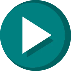 Play Button Icon Dark Background PNG Image