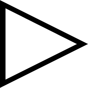 Play Right Arrow Triangle Outline Comments - Right Triangle Icon Png, Transparent Png PNG image with transparent background