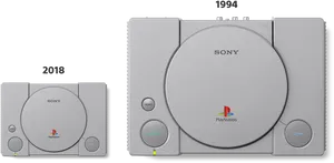 Play Station Classicvs Original Comparison PNG Image