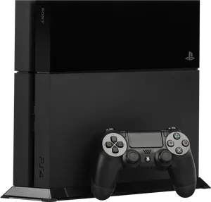 Play Station4 Consolewith Controller PNG Image