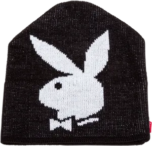 Playboy Bunny Logo Beanie Hat PNG Image