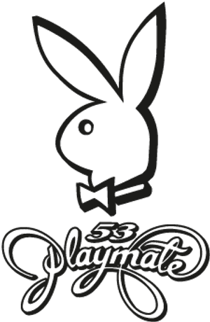 Playboy Bunny Logo Drawing PNG image with transparent background
